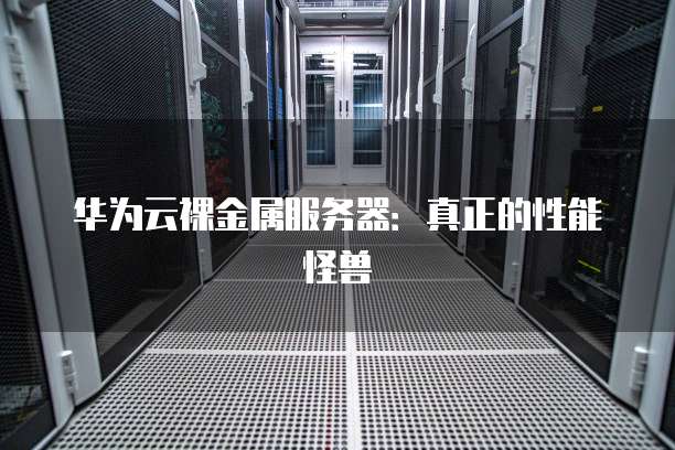 华为云裸金属服务器:真正的性能怪兽