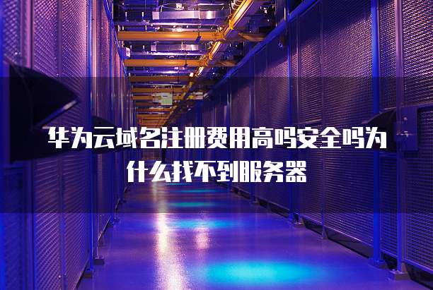 华为云域名注册费用高吗安全吗为什么找不到服务器