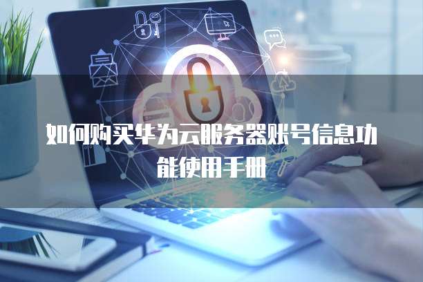 如何购买华为云服务器账号信息功能使用手册