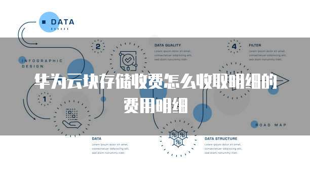 华为云块存储收费怎么收取明细的费用明细