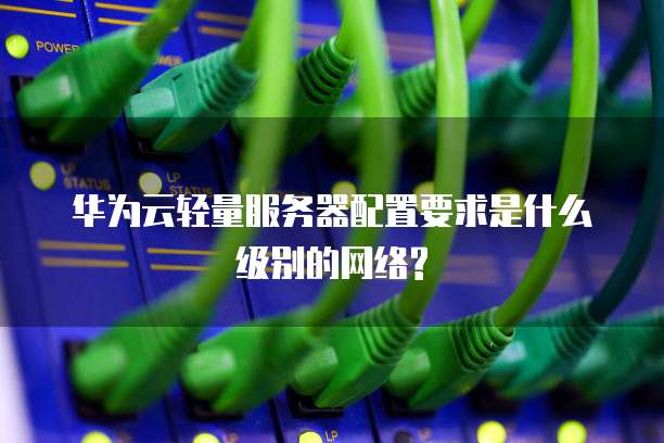 华为云轻量服务器配置要求是什么级别的网络?
