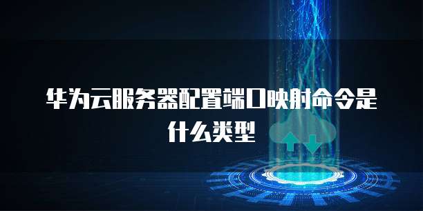华为云服务器配置端口映射命令是什么类型