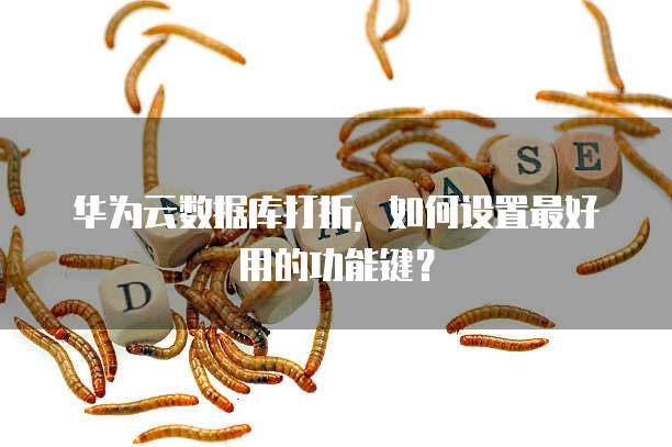 华为云数据库打折,如何设置最好用的功能键?
