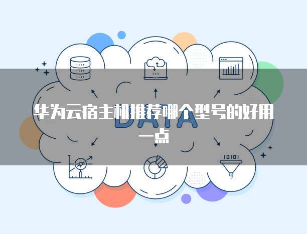 华为云宿主机推荐哪个型号的好用一点
