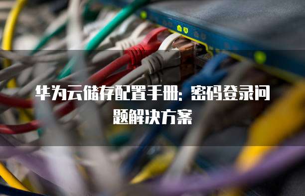 华为云储存配置手册: 密码登录问题解决方案