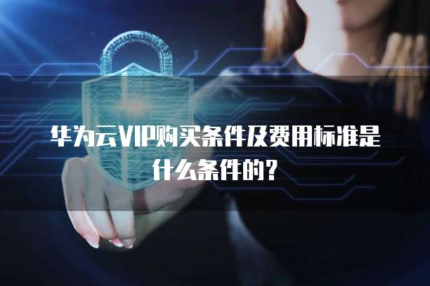 华为云VIP购买条件及费用标准是什么条件的?