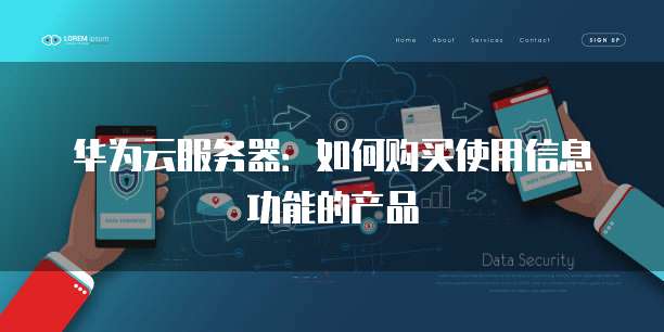 华为云服务器:如何购买使用信息功能的产品