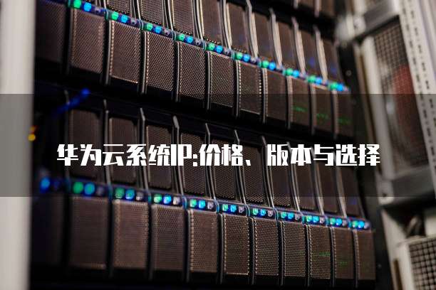 华为云系统IP:价格、版本与选择