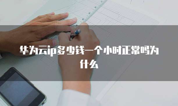 华为云ip多少钱一个小时正常吗为什么