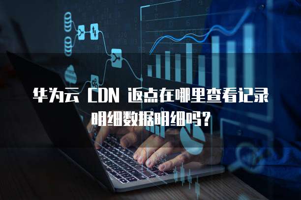 华为云 CDN 返点在哪里查看记录明细数据明细吗?