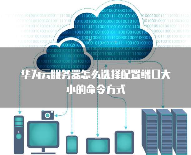 华为云服务器怎么选择配置端口大小的命令方式