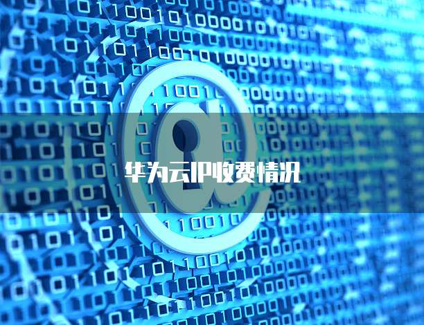 华为云IP收费情况