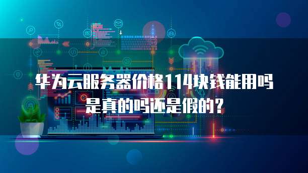 华为云服务器价格114块钱能用吗是真的吗还是假的?