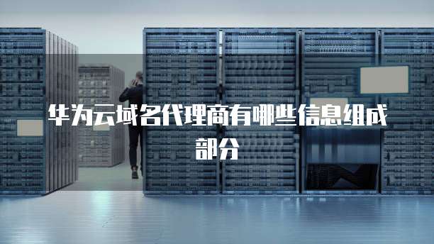 华为云域名代理商有哪些信息组成部分
