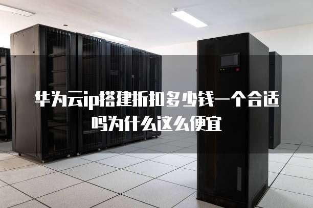 华为云ip搭建折扣多少钱一个合适吗为什么这么便宜