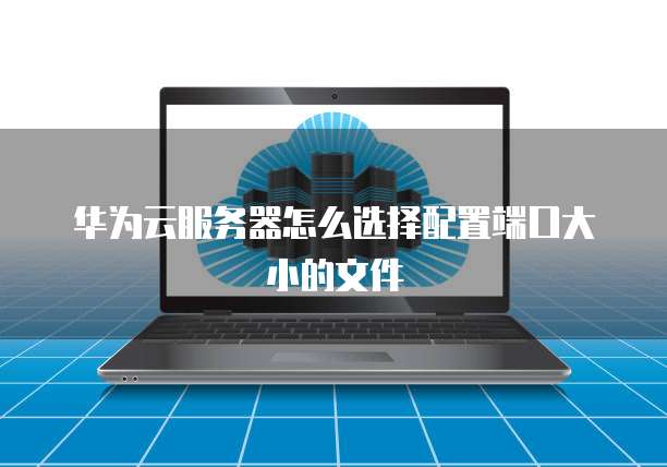 华为云服务器怎么选择配置端口大小的文件