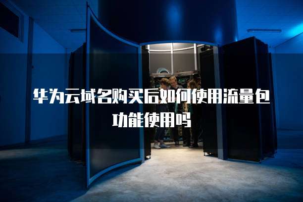 华为云域名购买后如何使用流量包功能使用吗