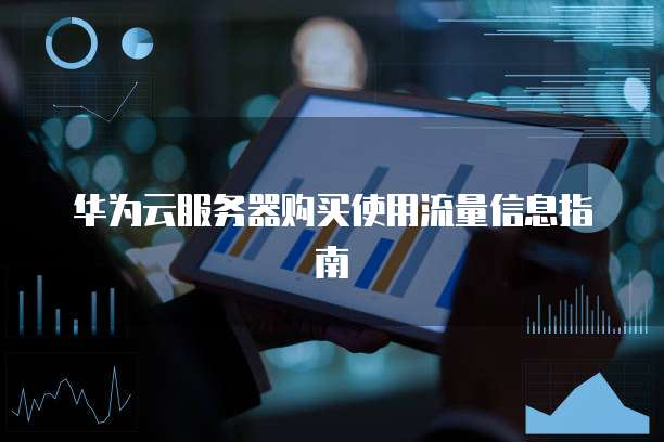 华为云服务器购买使用流量信息指南