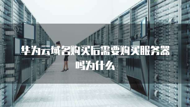华为云域名购买后需要购买服务器吗为什么