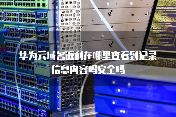 华为云域名返利在哪里查看到记录信息内容吗安全吗