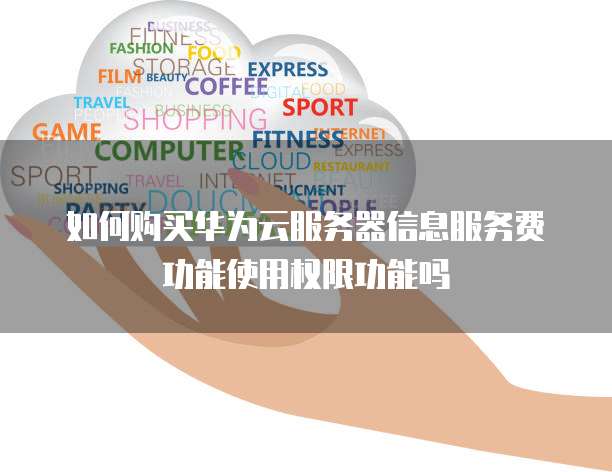 如何购买华为云服务器信息服务费功能使用权限功能吗