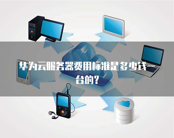 华为云服务器费用标准是多少钱一台的?