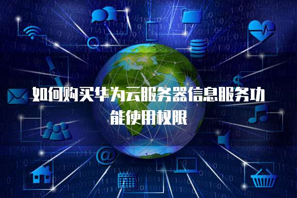 如何购买华为云服务器信息服务功能使用权限