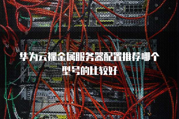 华为云裸金属服务器配置推荐哪个型号的比较好