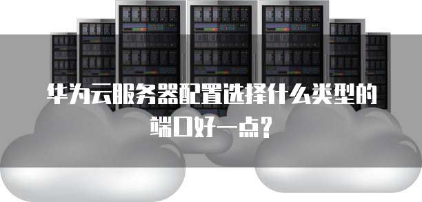 华为云服务器配置选择什么类型的端口好一点?