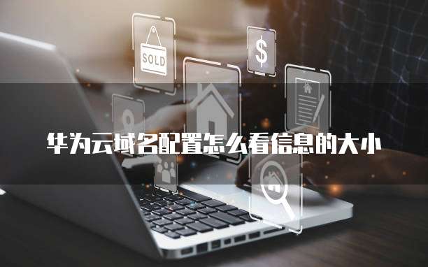 华为云域名配置怎么看信息的大小