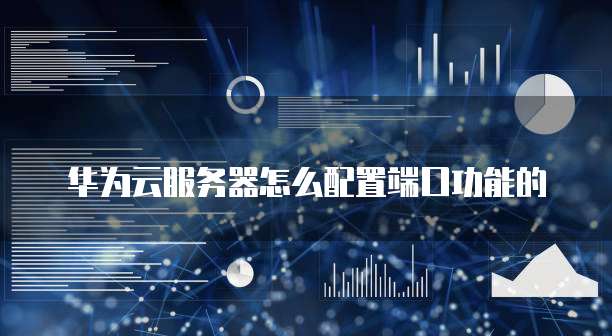 华为云服务器怎么配置端口功能的