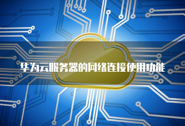 华为云服务器的网络连接使用功能