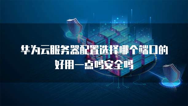 华为云服务器配置选择哪个端口的好用一点吗安全吗