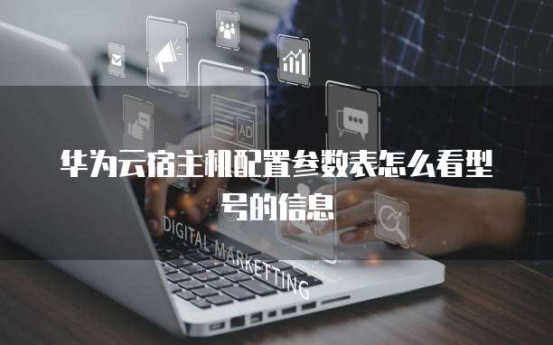 华为云宿主机配置参数表怎么看型号的信息