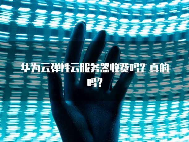 华为云弹性云服务器收费吗?真的吗?