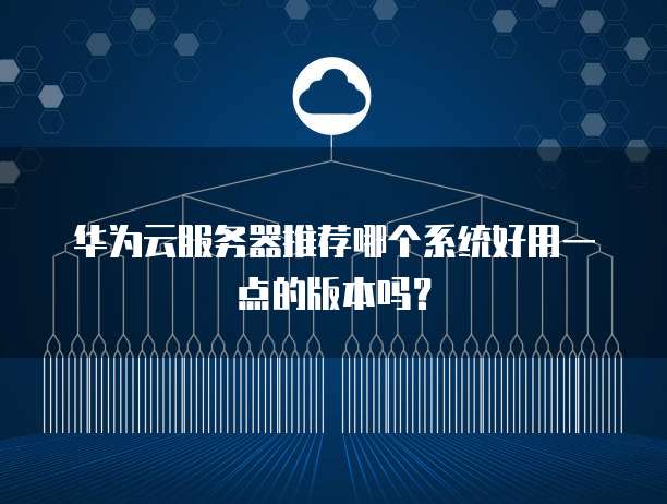 华为云服务器推荐哪个系统好用一点的版本吗?