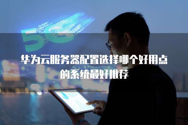 华为云服务器配置选择哪个好用点的系统最好推荐