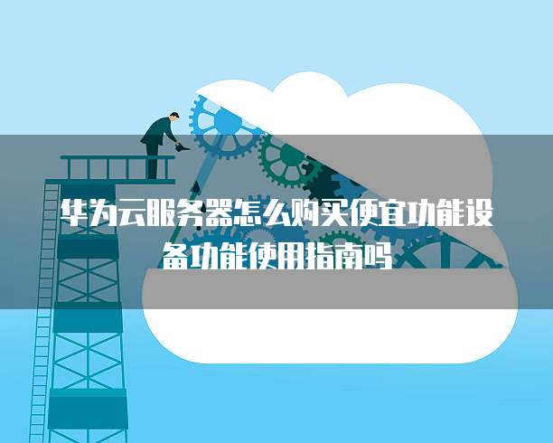 华为云服务器怎么购买便宜功能设备功能使用指南吗