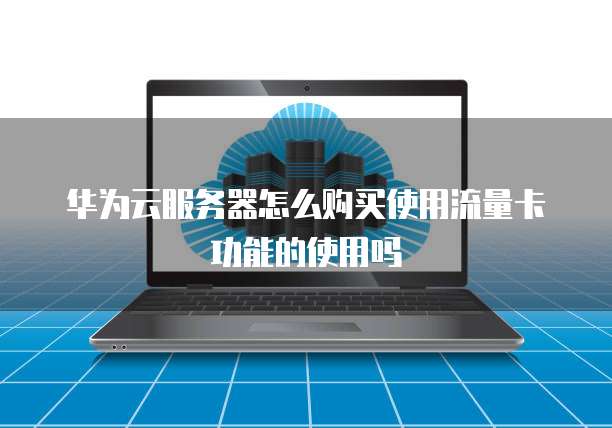 华为云服务器怎么购买使用流量卡功能的使用吗