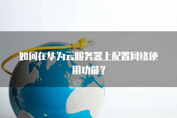 如何在华为云服务器上配置网络使用功能?