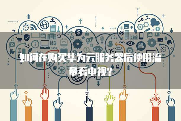 如何在购买华为云服务器后使用流量看电视？