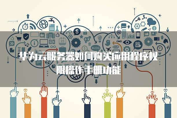 华为云服务器如何购买应用程序权限操作手册功能