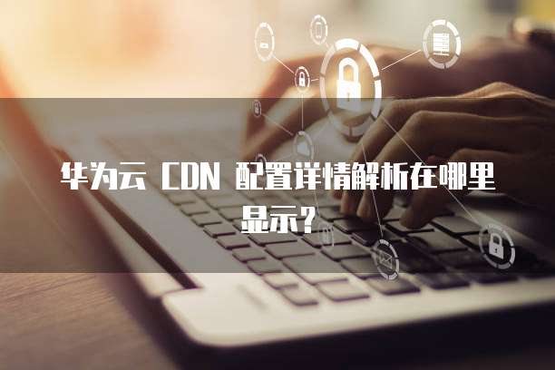 华为云 CDN 配置详情解析在哪里显示?