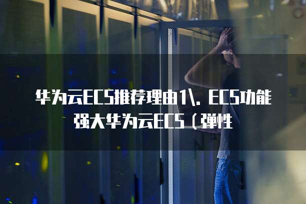 华为云ECS推荐理由1\. ECS功能强大华为云ECS（弹性