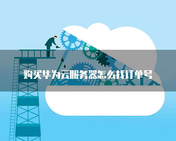 购买华为云服务器怎么找订单号