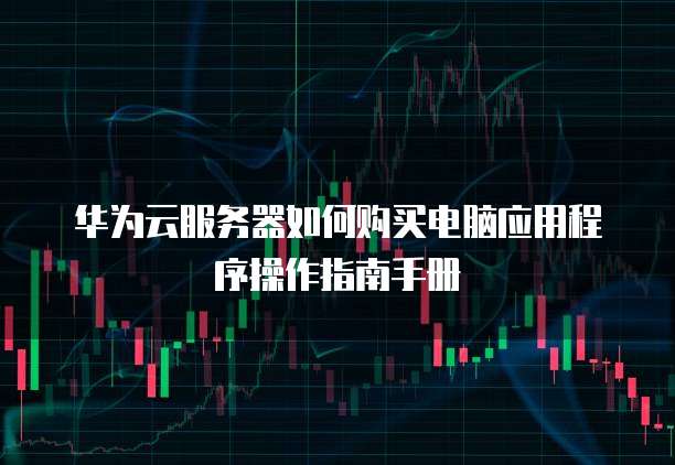华为云服务器如何购买电脑应用程序操作指南手册