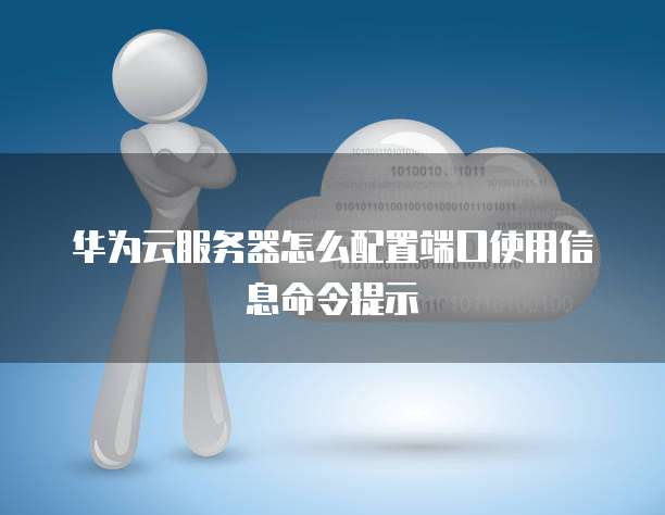 华为云服务器怎么配置端口使用信息命令提示