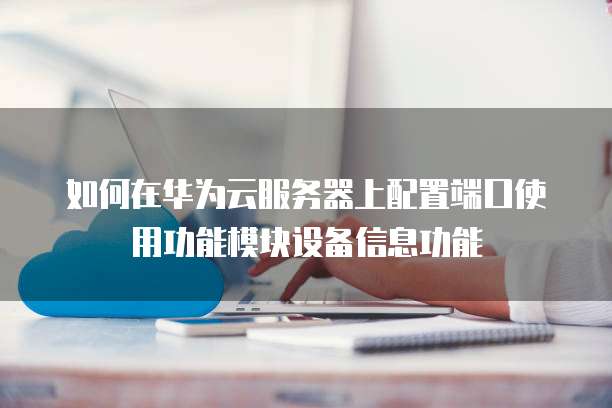如何在华为云服务器上配置端口使用功能模块设备信息功能
