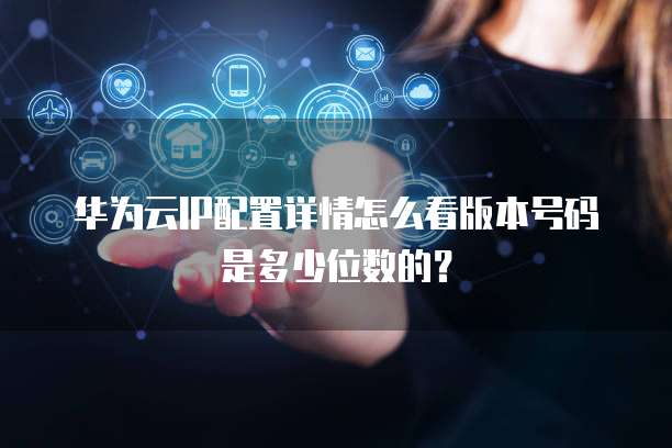 华为云IP配置详情怎么看版本号码是多少位数的?