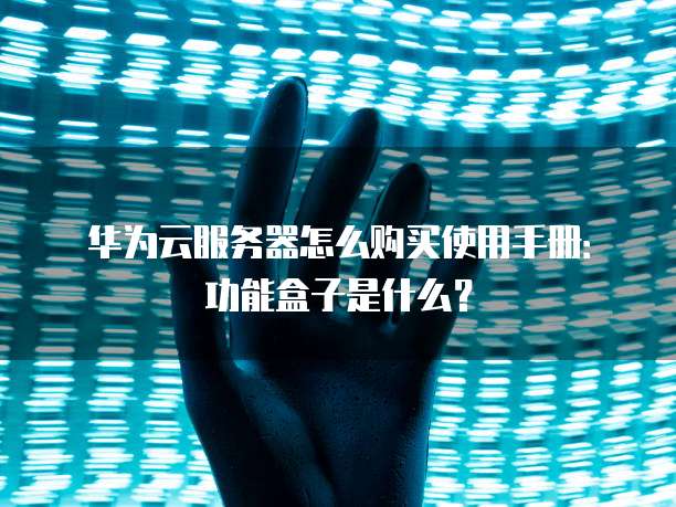 华为云服务器怎么购买使用手册：功能盒子是什么？